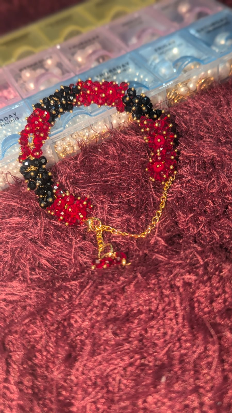 Handmade gajray bracelet