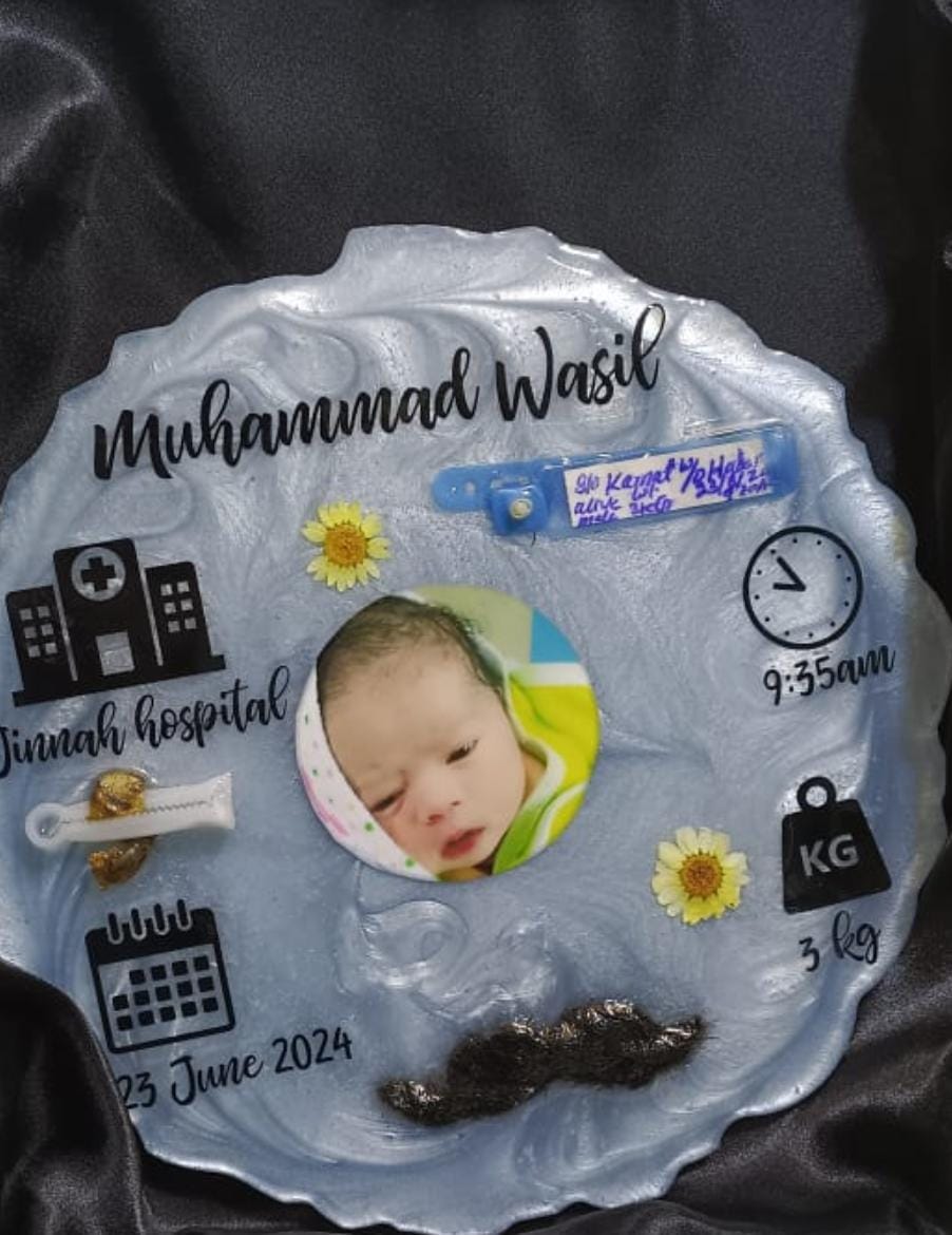 Customize resin baby frame