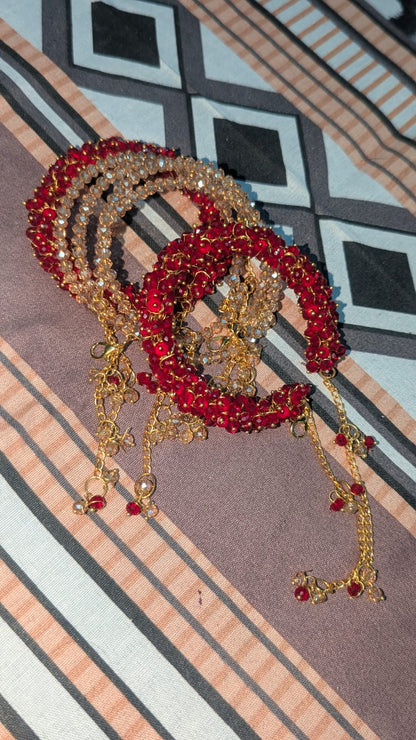 Handmade gajra bracelet set